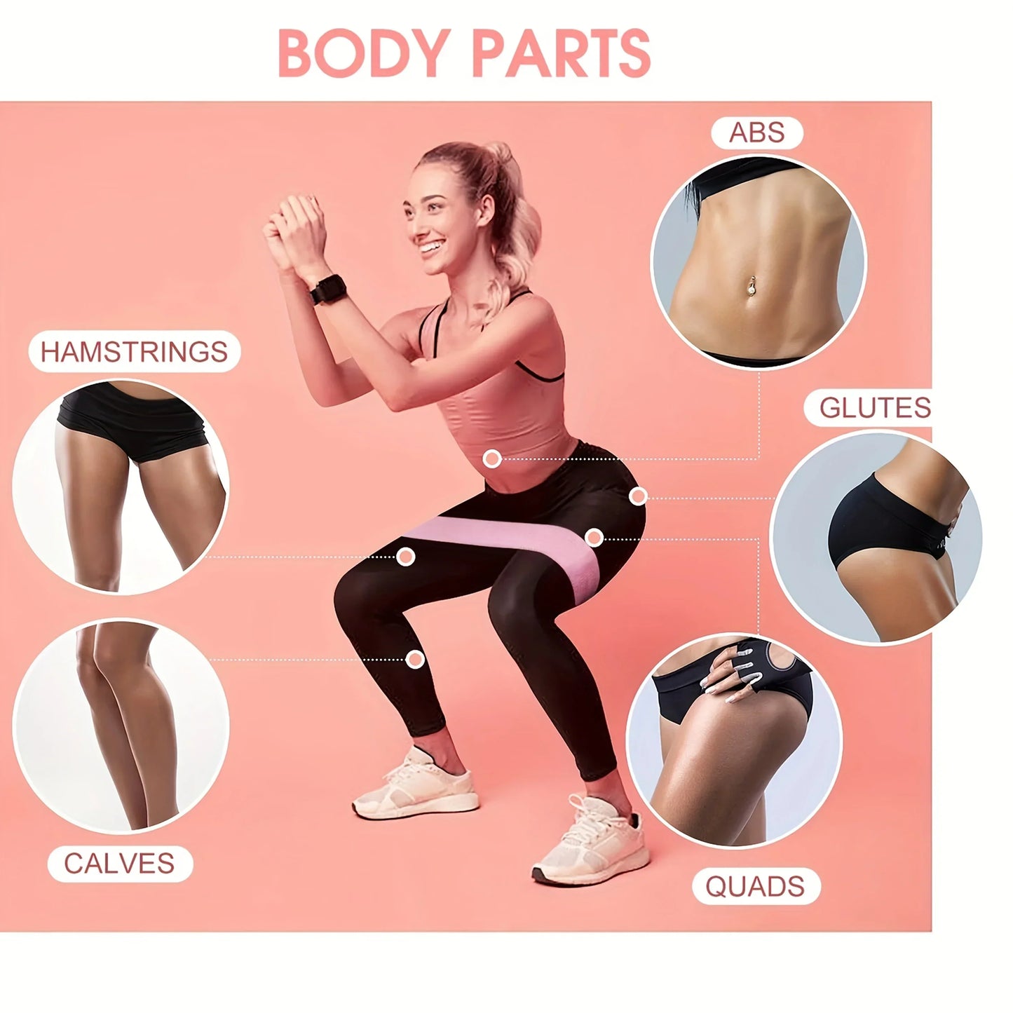 Fabric Resistance Booty Bands