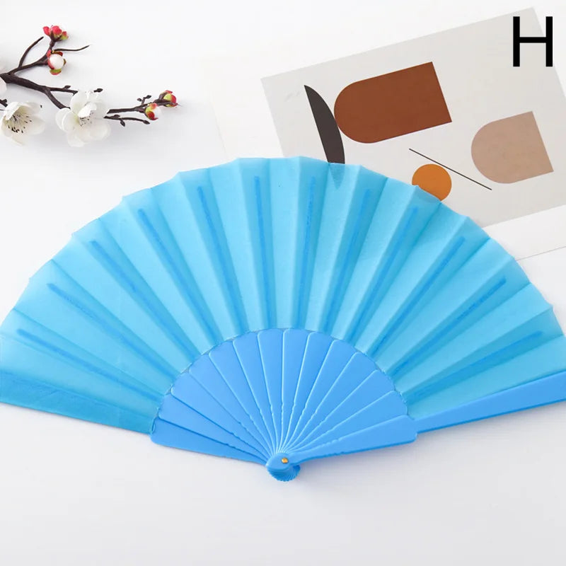 Vintage Silk Bamboo Folding Fan