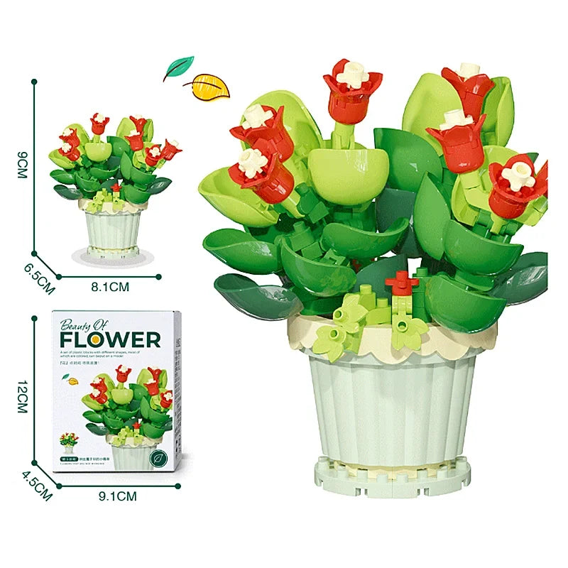 DIY Eternal Flower Building Blocks