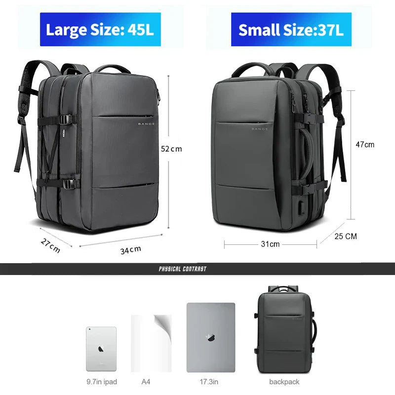 BANGE Men’s Business Laptop Backpack