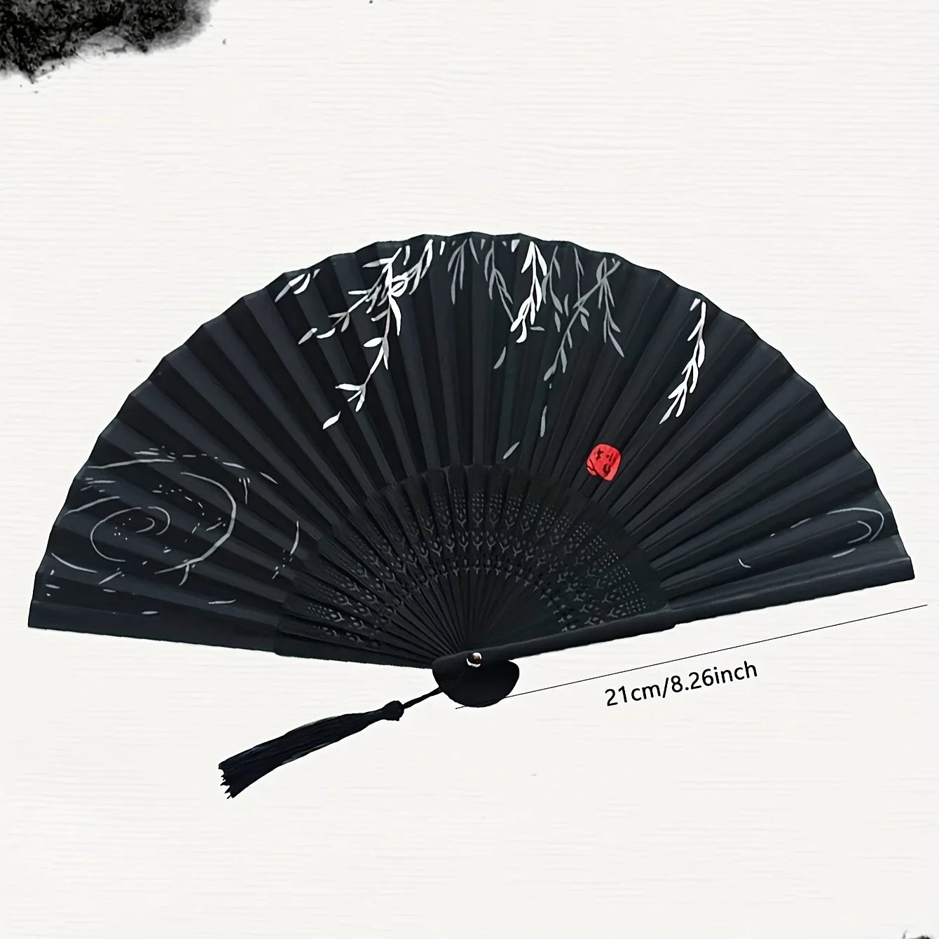 Multicolor Bamboo Hand Folding Fan