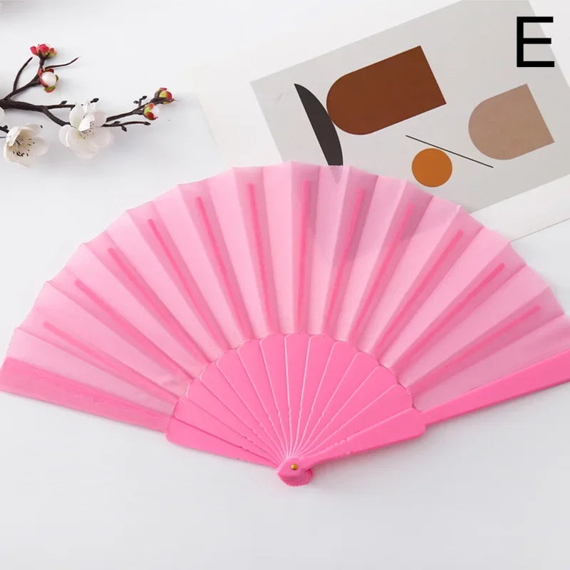Vintage Silk Bamboo Folding Fan