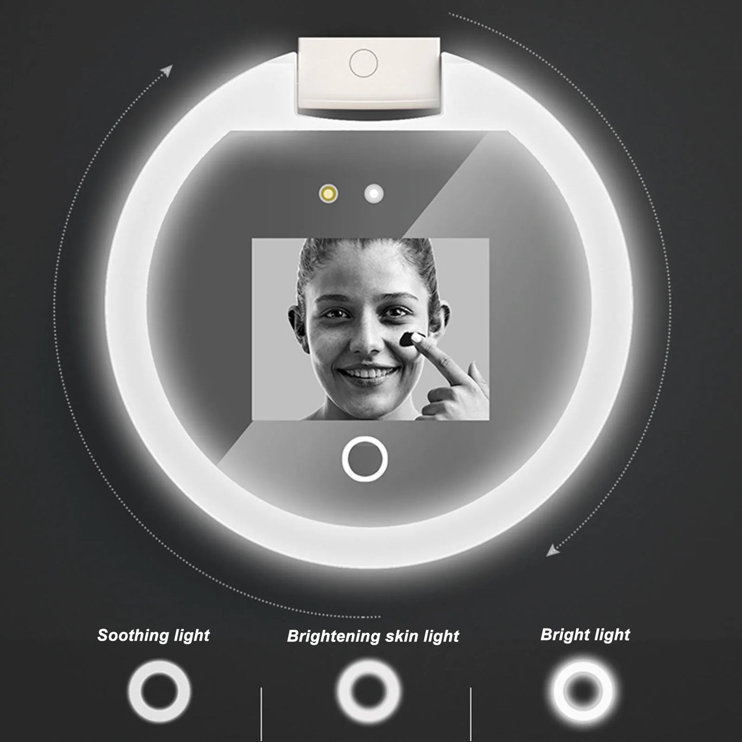 UV Sunscreen Testing Makeup Mirror