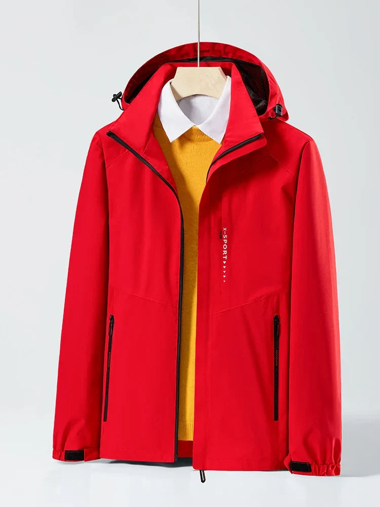 Unisex Waterproof Hooded Windbreaker