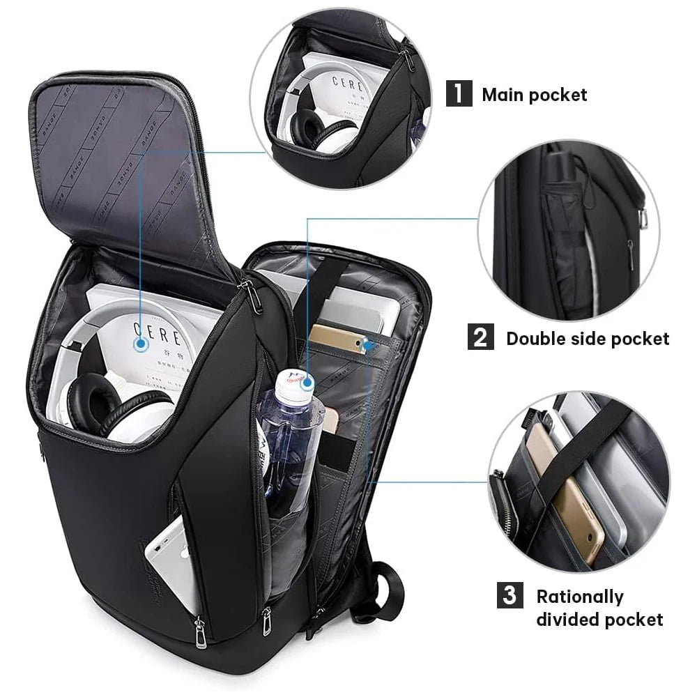 BANGE Waterproof Laptop Business Backpack