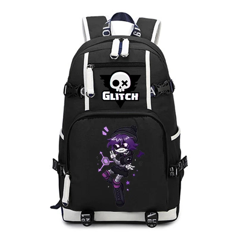 Anime Murder Drones Canvas Backpack