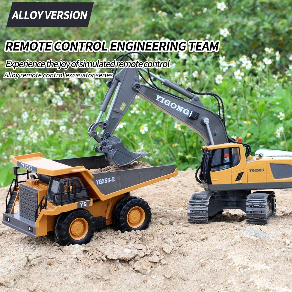 2.4G RC Excavator Dump Truck