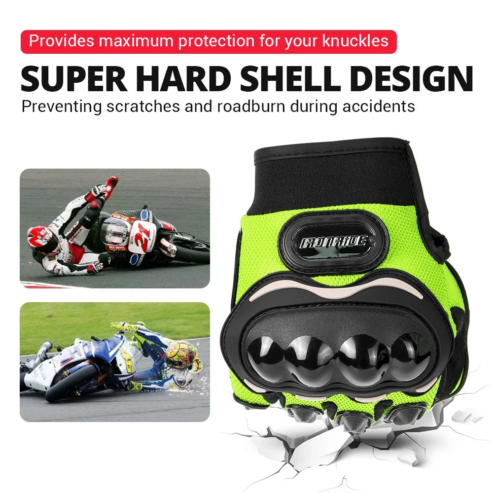 Breathable Touch Screen Motorcycle Gloves