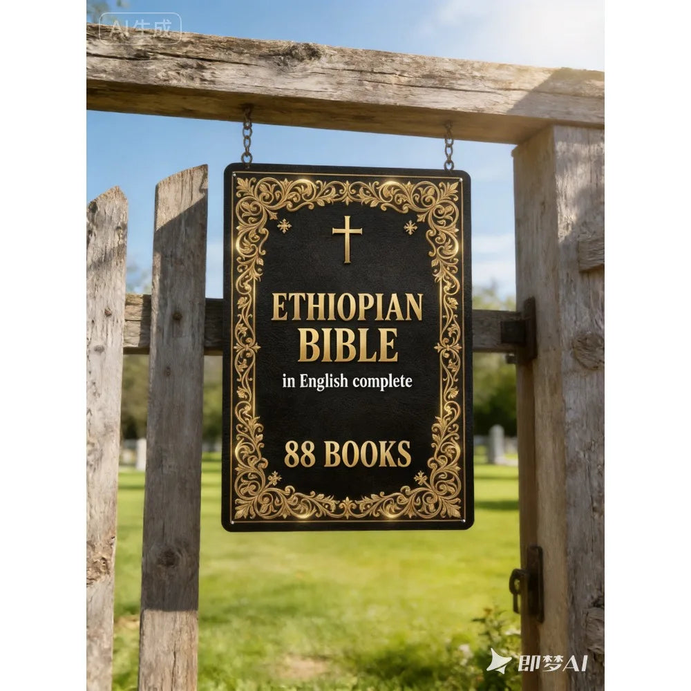 Ethiopian Bible Vintage Sign