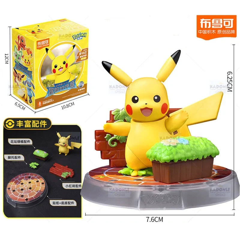 Pokemon Pikachu Charizard Greninja Blocks
