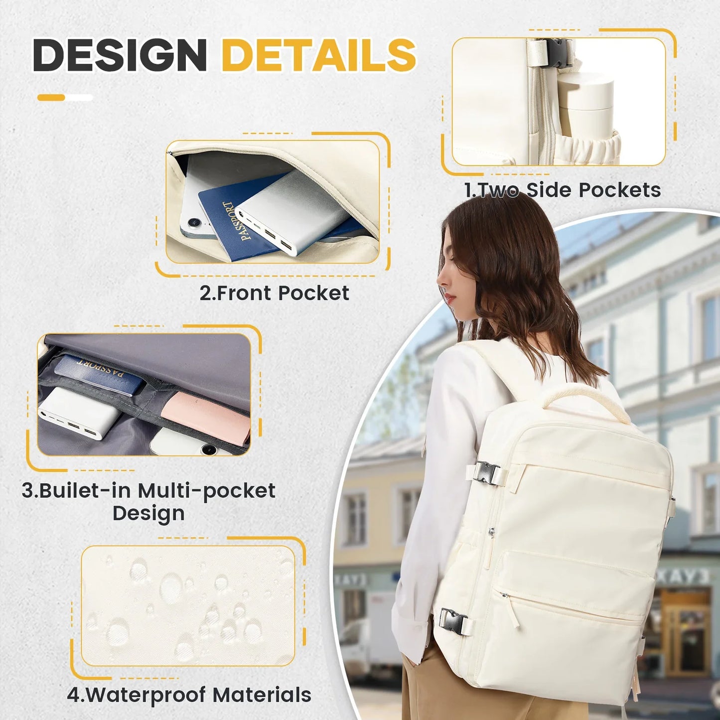 Ryanair Cabin Travel Laptop Backpack