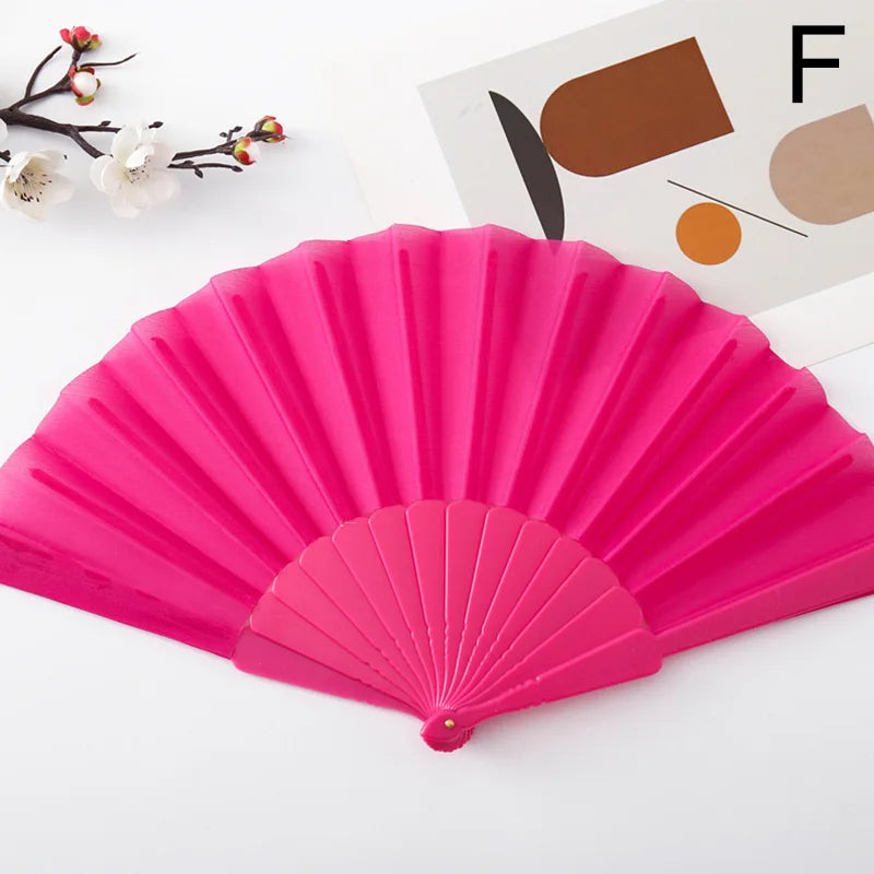 Vintage Silk Bamboo Folding Fan