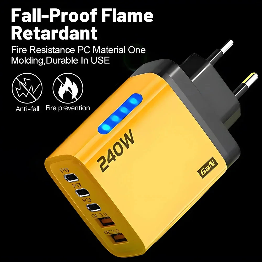 5-Port USB-C PD Charger