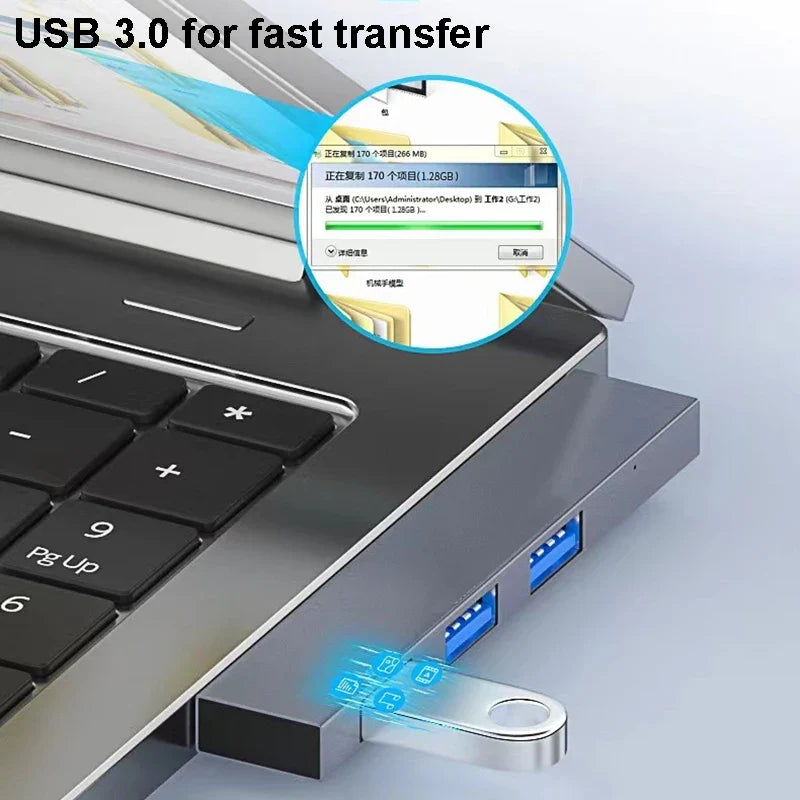 4-in-1 USB-C Hub Adapter