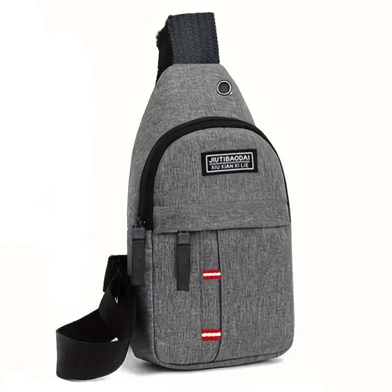 Adjustable Crossbody Oxford Pocket