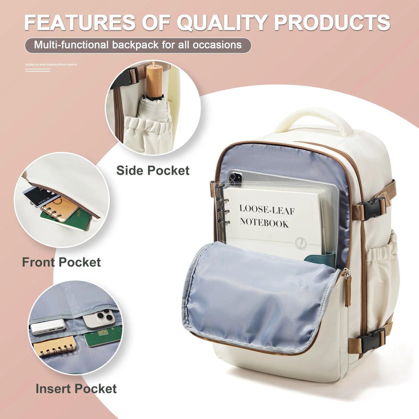 Cabin Travel Laptop Carry-On Backpack
