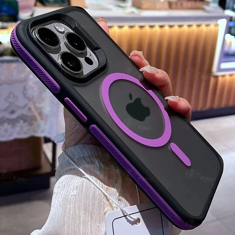 Magnetic iPhone Case Hard Cover