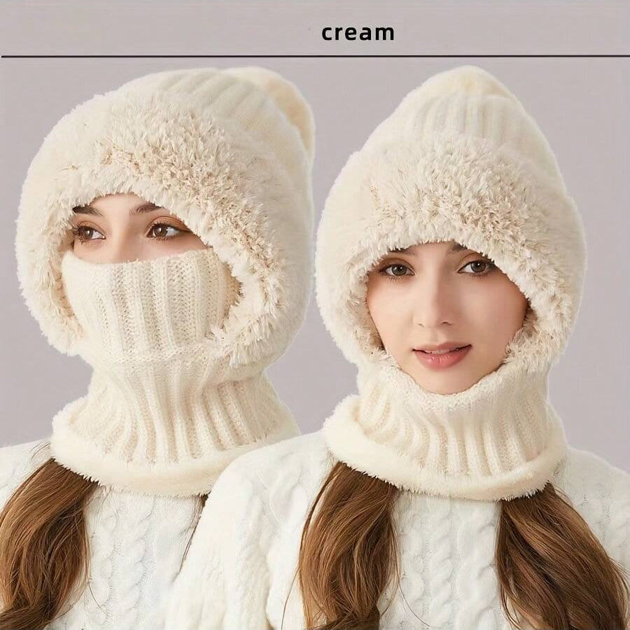 WarmthMax Thermal Lined Knit Hat - Black