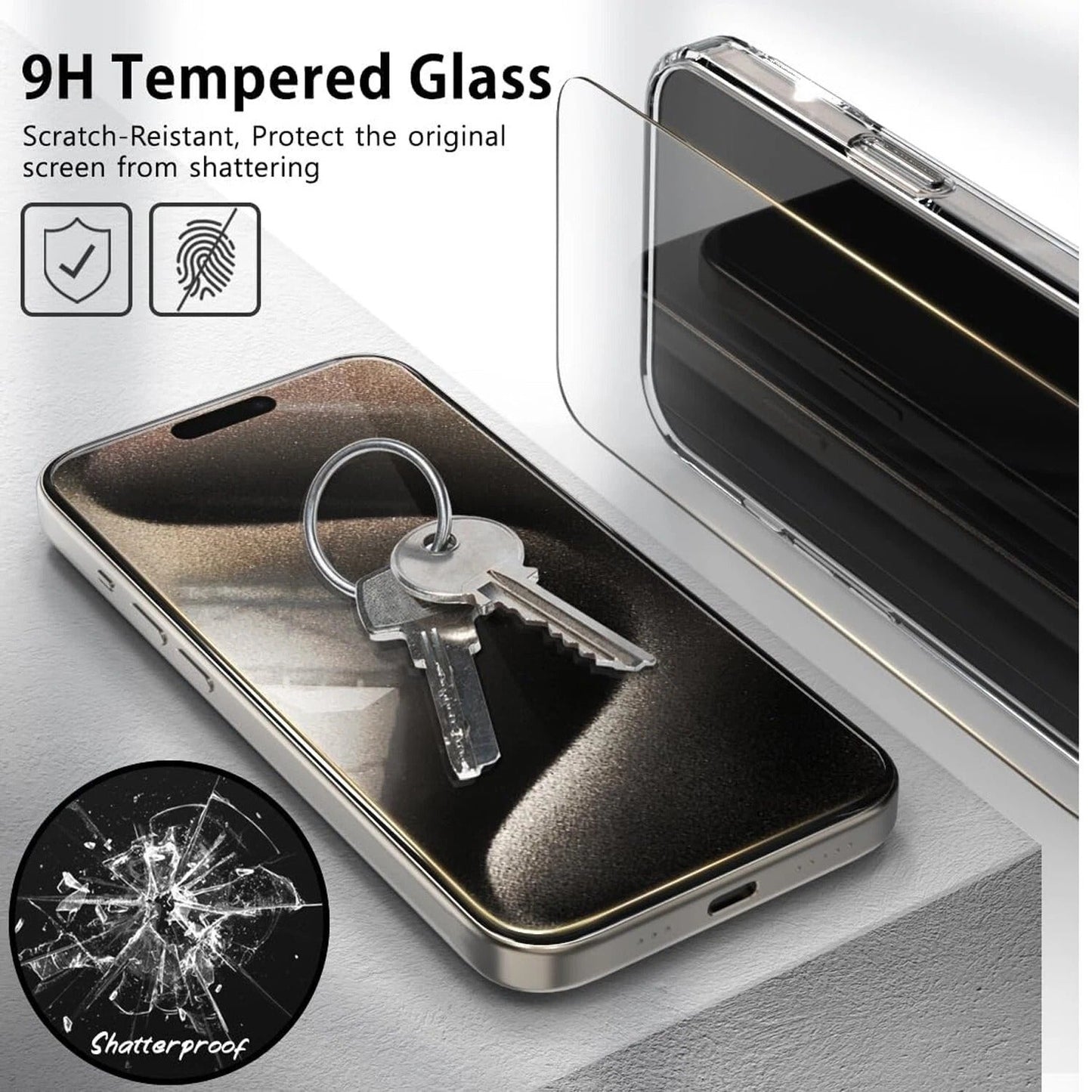 iPhone Shockproof Case Screen Glass
