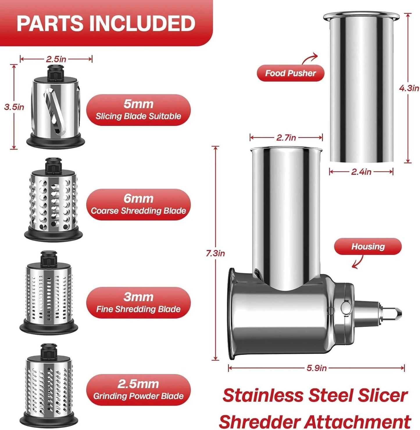 KitchenAid Slicer Shredder Attachment