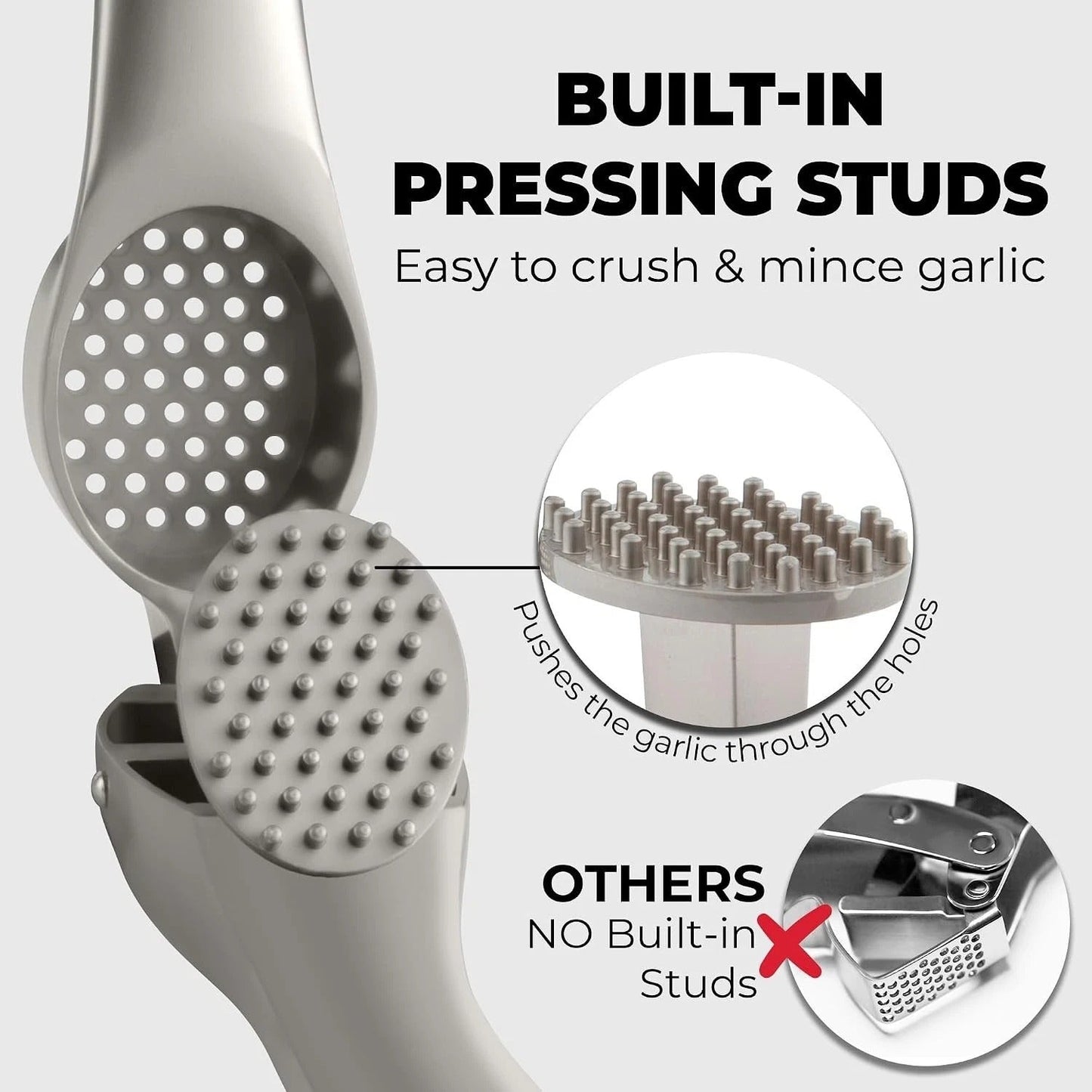 Rustproof Garlic Press Mincer Set